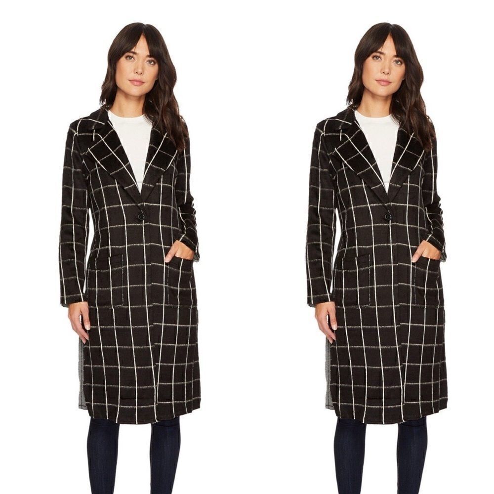 MICHAEL STAR Plaid Coating Long Sleeve
